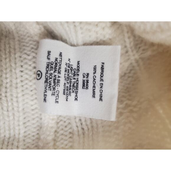 Theory Women's 100% Cashmere Sweater Sz S pattern soft preloved - Picture 6 of 7